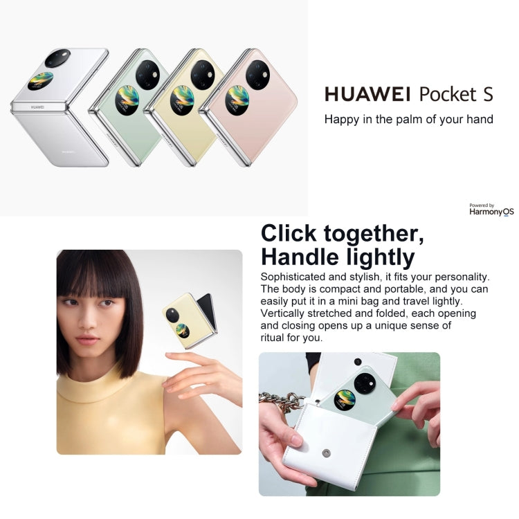 Dual Back Cameras, Side Fingerprint Identification, 6.9 inch + 1.04 inch HarmonyOS 3.0 Snapdragon 778G Octa Core up to 2.42GHz, Network: 4G, OTG, NFC, Not Support Google Play, 128GB Pink, 128GB Mint Green, 128GB Obsidian Black, 128GB Silver Dual Back Cameras, Side Fingerprint Identification, 6.9 inch + 1.04 inch HarmonyOS 3.0 Snapdragon 778G Octa Core up to 2.42GHz, Network: 4G, OTG, NFC, Not Support Google Play, 128GB Pink, 128GB Mint Green, 128GB Obsidian Black, 128GB Silver